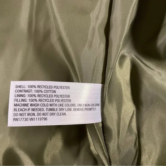 Goodfellow & Co Olive Green Puffer Vest - Picture 7 of 11